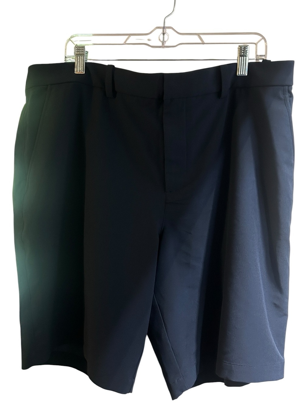 Nike Black Flat-Front Men's golf pro shorts W 40
